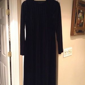 Long velvet custom made maxi gown NEW